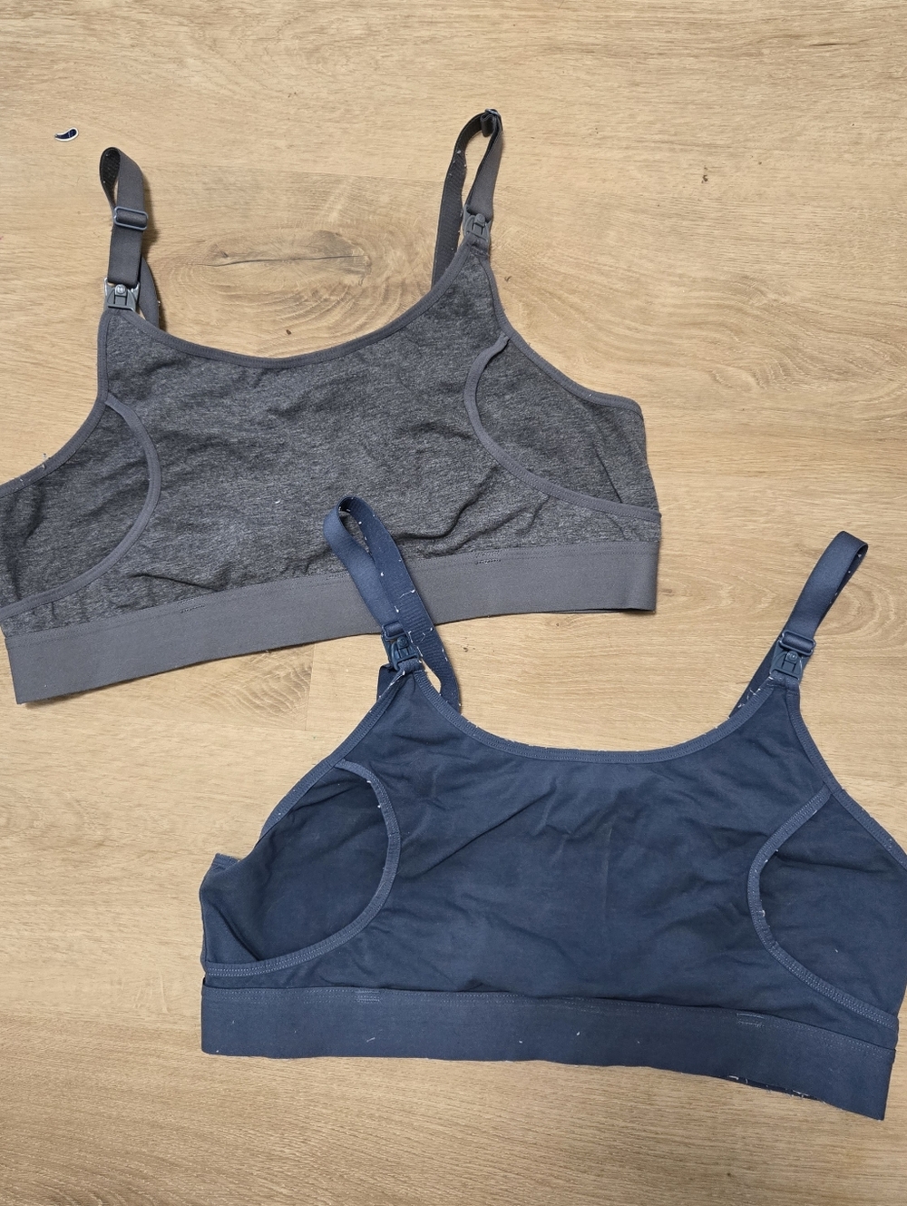 Momcozy Set Of Two Maternity Nursing/ Pumping Bras Adjustable Size Large